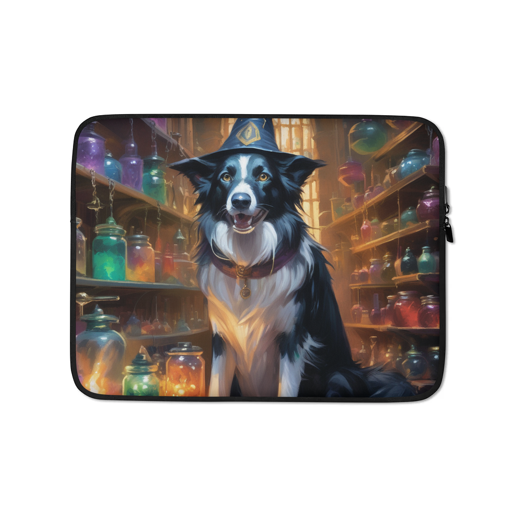 PugMug Custom Border Collie Laptop Sleeve