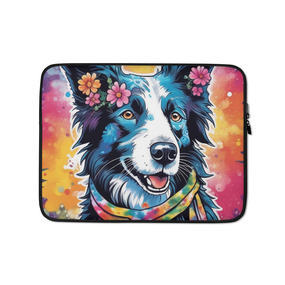 PugMug Custom Border Collie Laptop Sleeve