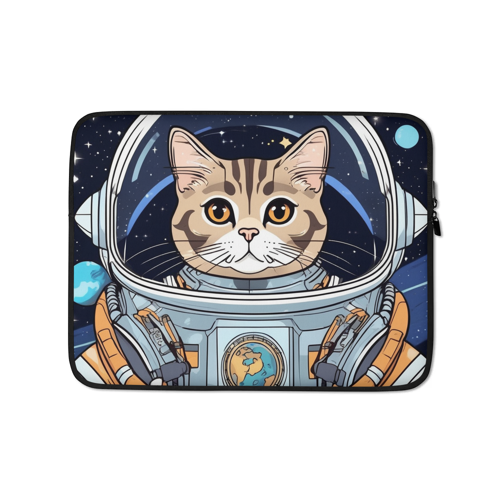 PugMug Custom Tabby Scottish Fold Cat Laptop Sleeve