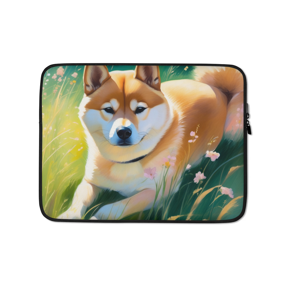 PugMug Custom Shiba Inu Laptop Sleeve