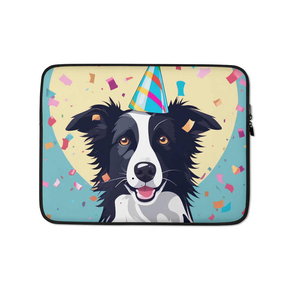 PugMug Custom Border Collie Laptop Sleeve