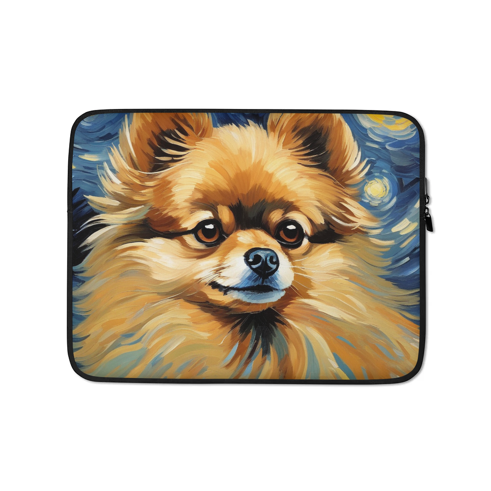 PugMug Custom Tan Pomeranian Laptop Sleeve