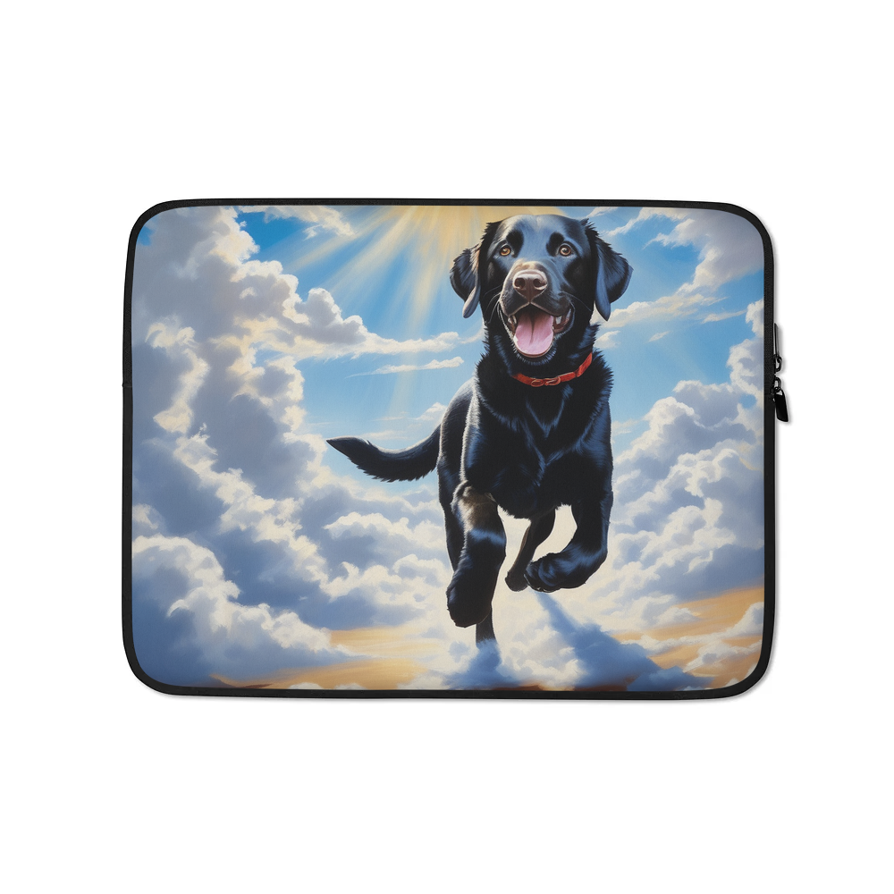PugMug Custom Black Labrador Retriever Laptop Sleeve