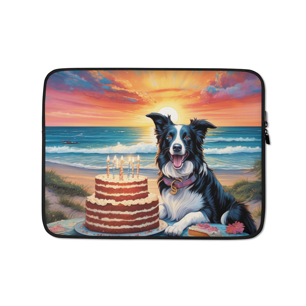 PugMug Custom Border Collie Laptop Sleeve