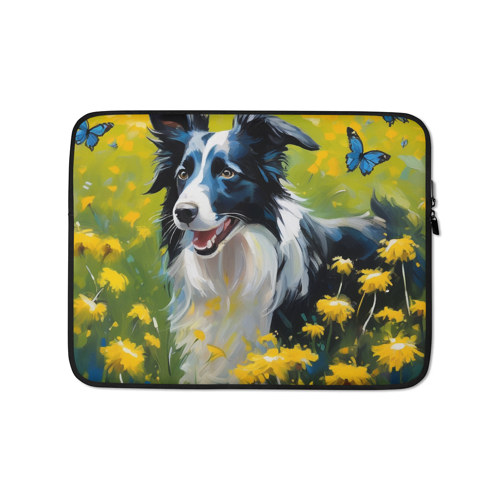 PugMug Custom Border Collie Laptop Sleeve