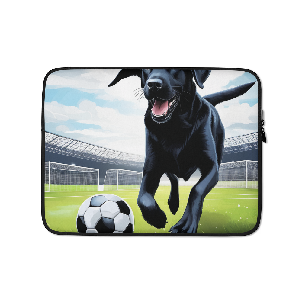 PugMug Custom Black Labrador Retriever Laptop Sleeve