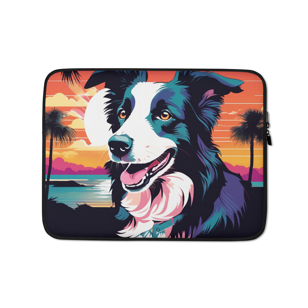 PugMug Custom Border Collie Laptop Sleeve