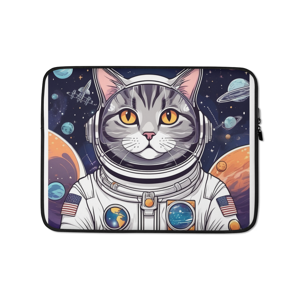 PugMug Custom Tabby British Shorthair Cat Laptop Sleeve