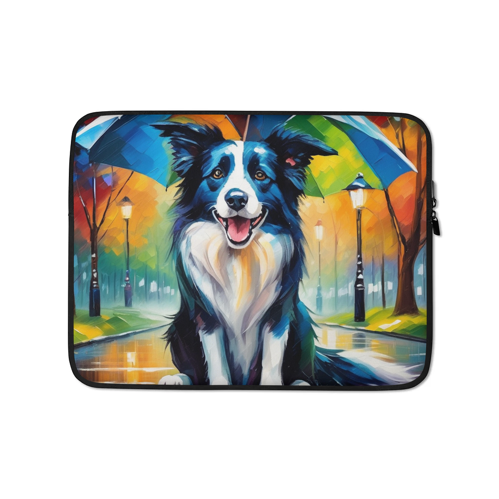 PugMug Custom Border Collie Laptop Sleeve