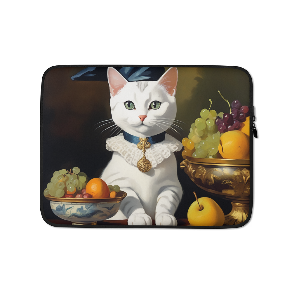 PugMug Custom White American Shorthair Cat Laptop Sleeve
