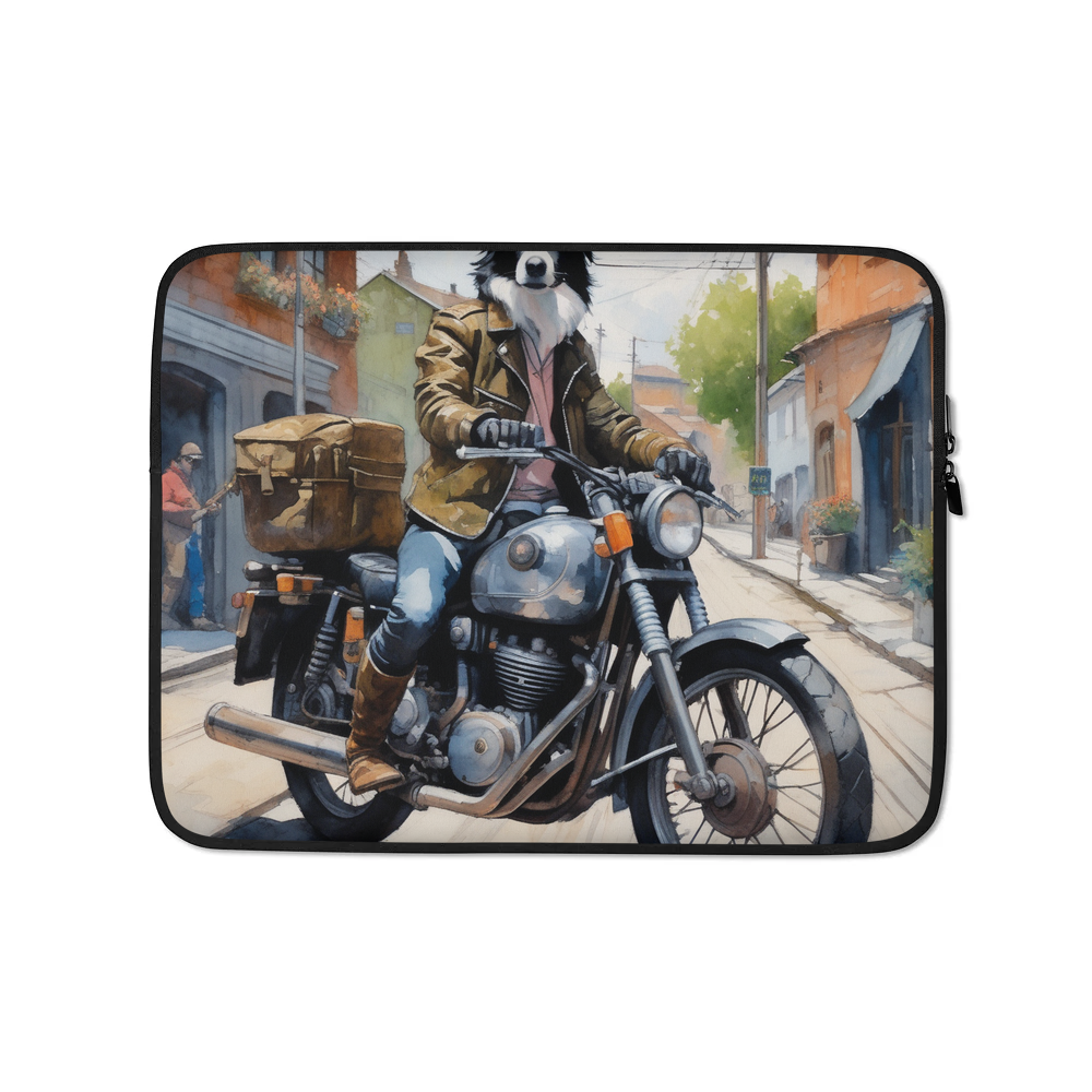 PugMug Custom Border Collie Laptop Sleeve