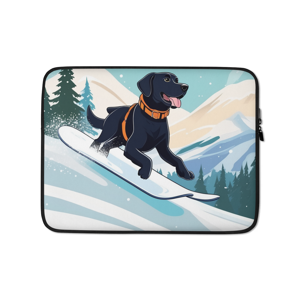 PugMug Custom Black Labrador Retriever Laptop Sleeve