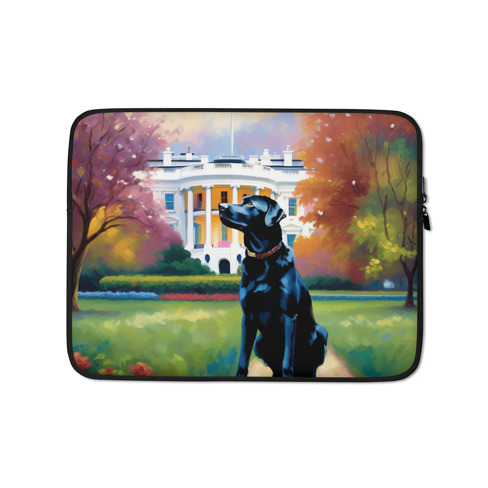 PugMug Custom Black Labrador Retriever Laptop Sleeve