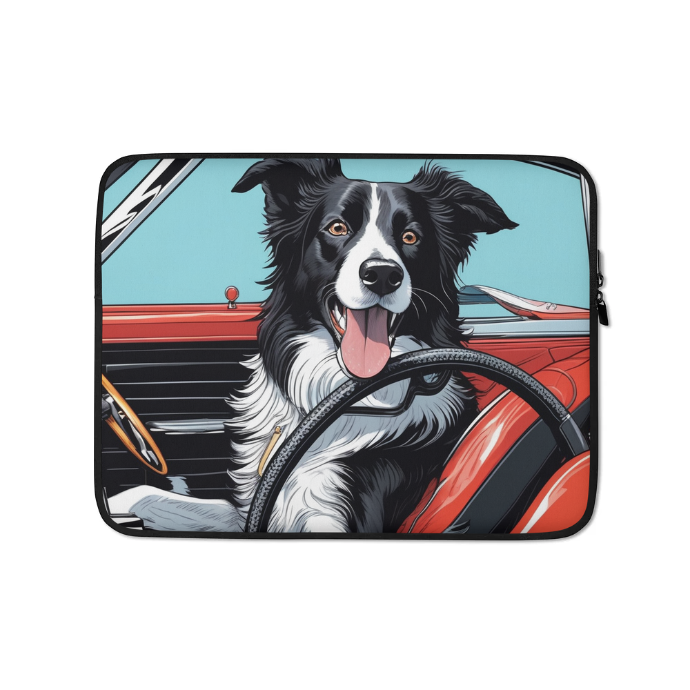 PugMug Custom Border Collie Laptop Sleeve