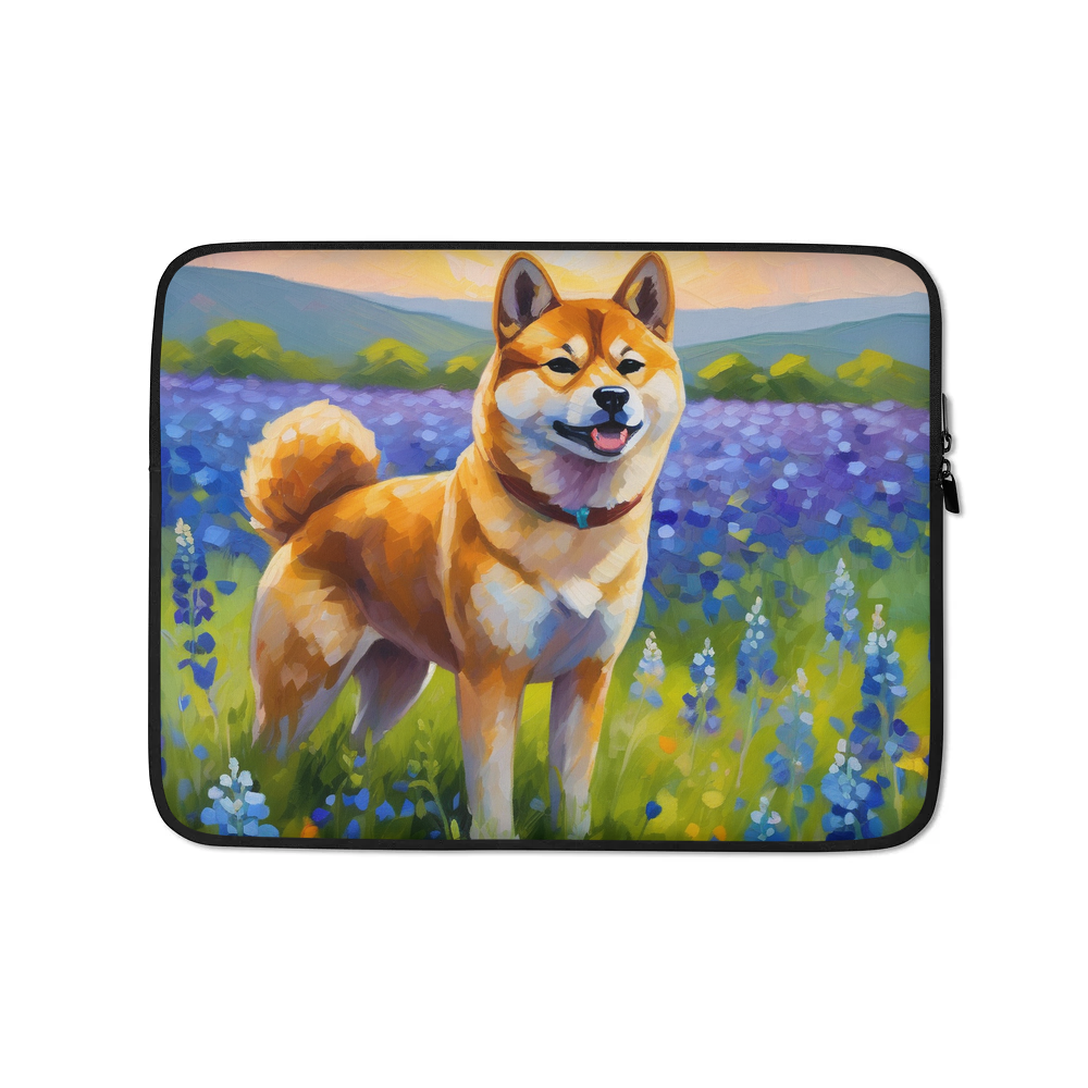PugMug Custom Shiba Inu Laptop Sleeve