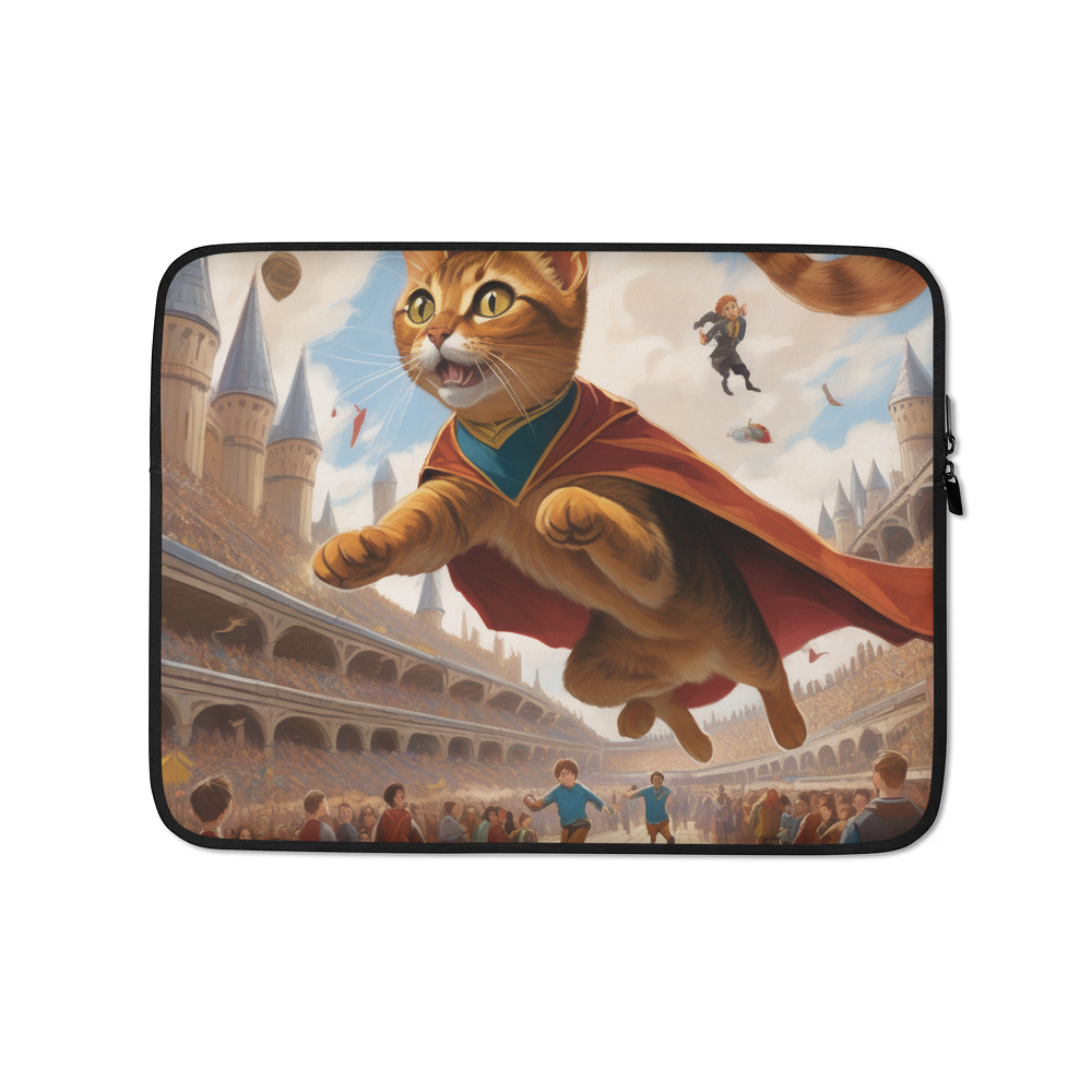 PugMug Custom Tabby Abyssinian Cat Laptop Sleeve