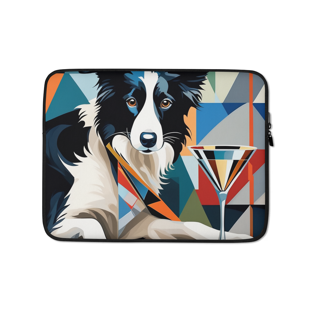 PugMug Custom Border Collie Laptop Sleeve