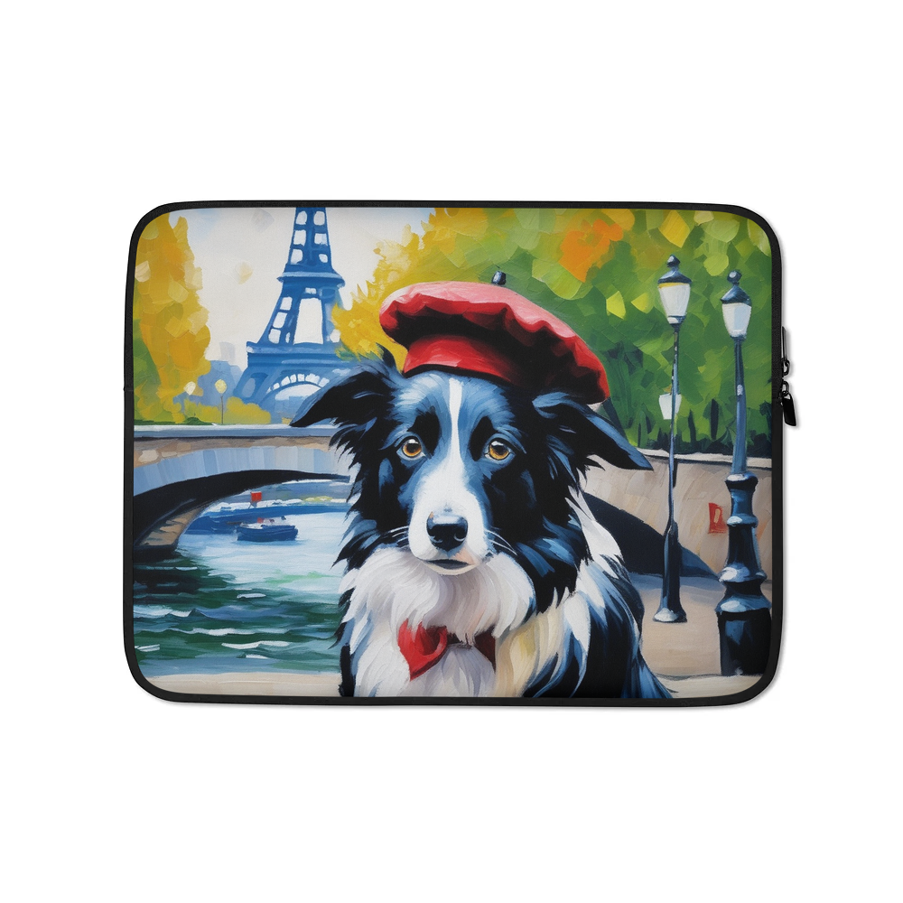 PugMug Custom Border Collie Laptop Sleeve