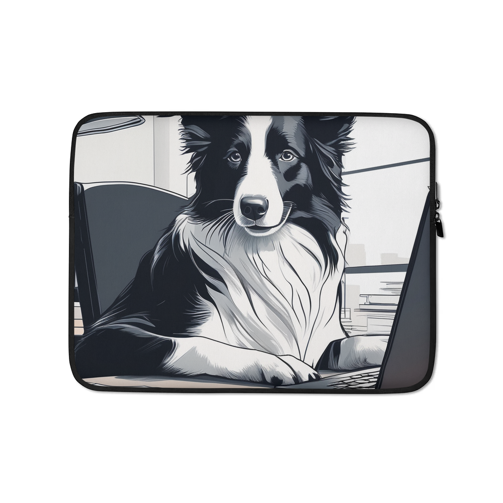 PugMug Custom Border Collie Laptop Sleeve