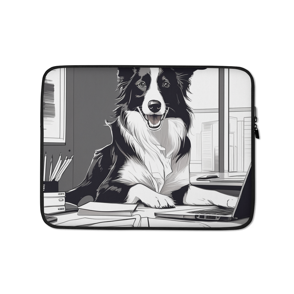 PugMug Custom Border Collie Laptop Sleeve