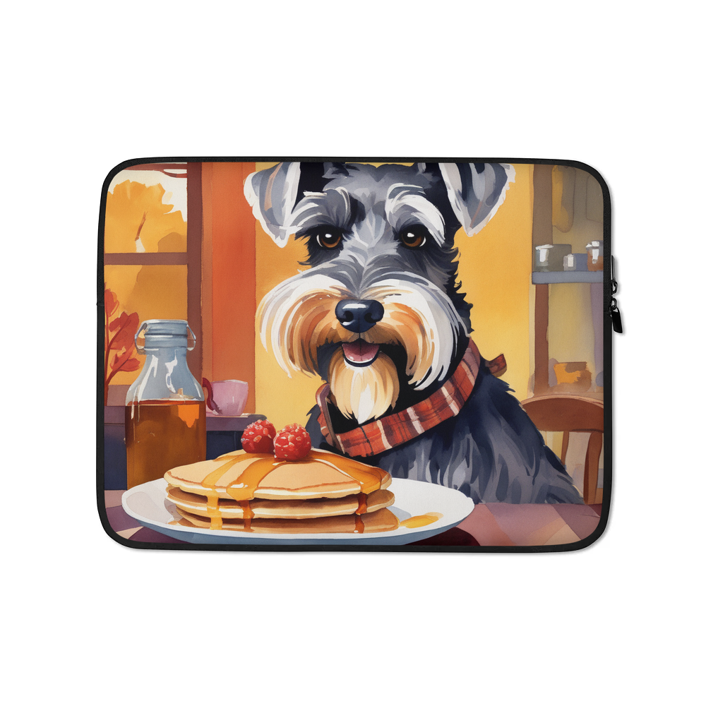 PugMug Custom Miniature Schnauzer Laptop Sleeve