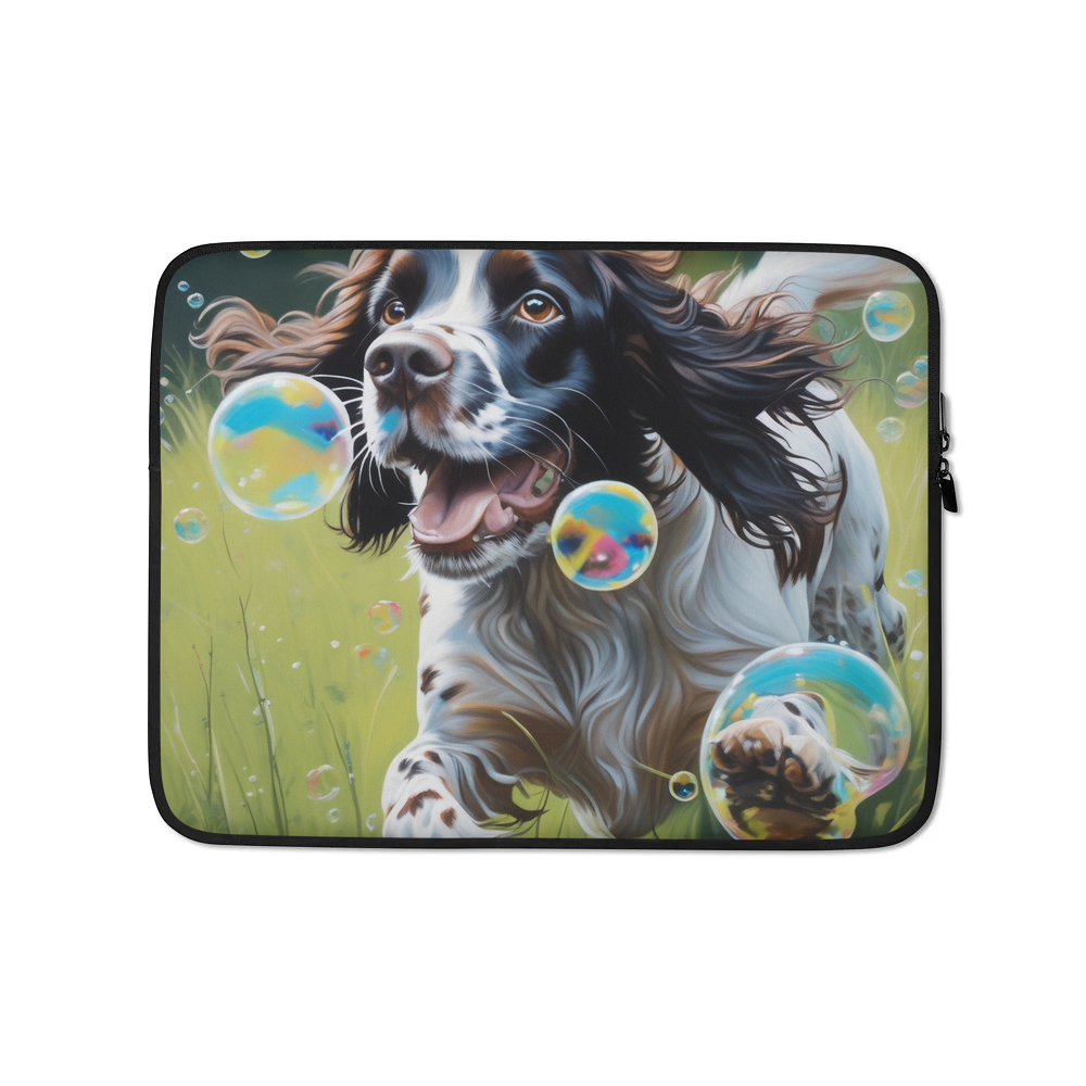 PugMug Custom English Springer Spaniel Laptop Sleeve