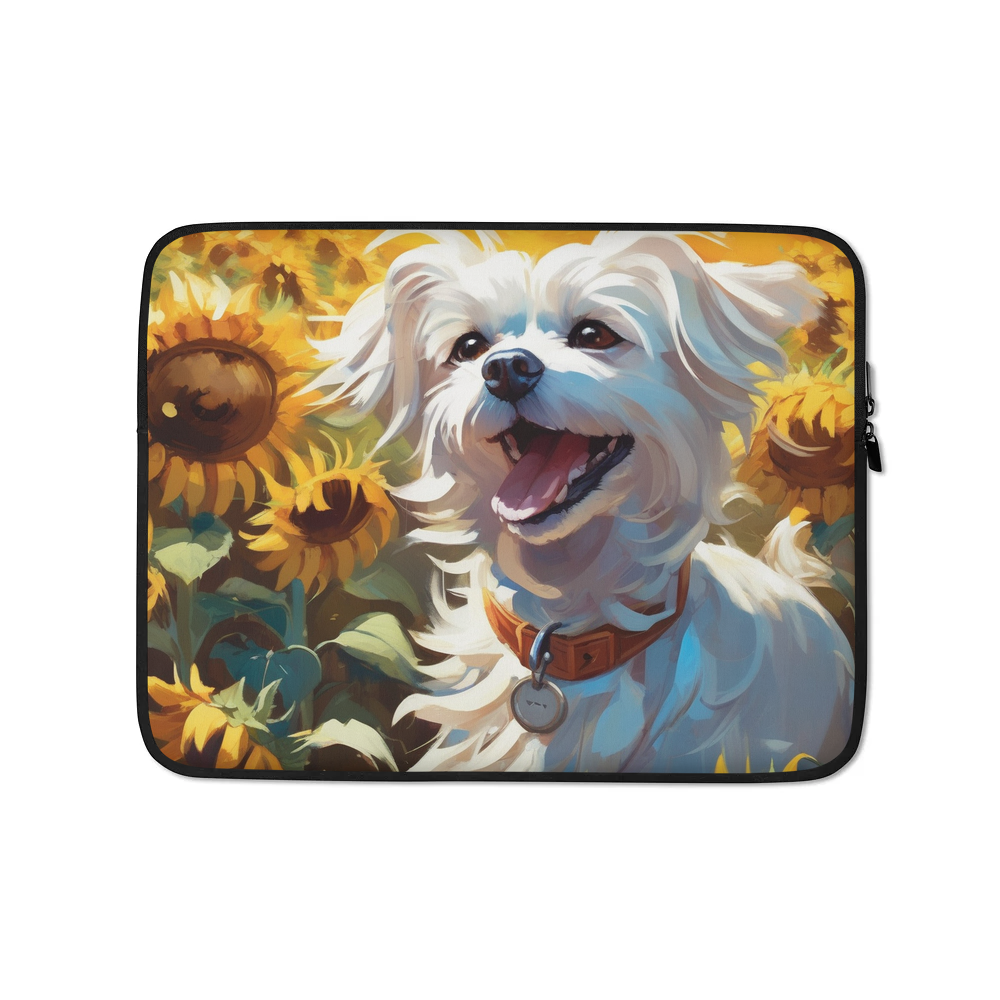 PugMug Custom Maltese Dog Laptop Sleeve