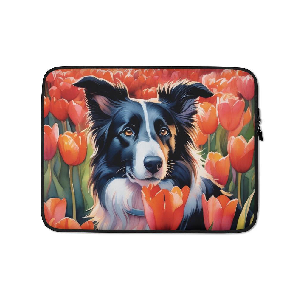 PugMug Custom Border Collie Laptop Sleeve
