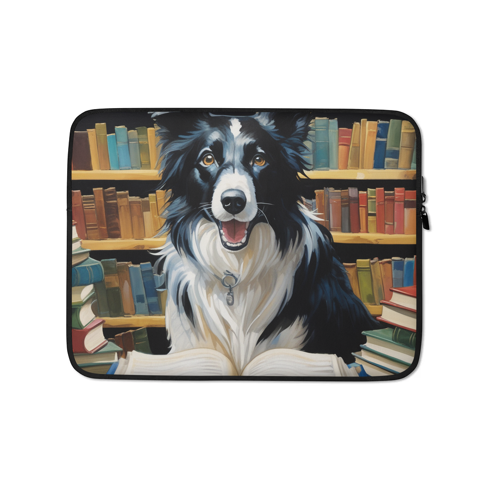PugMug Custom Border Collie Laptop Sleeve