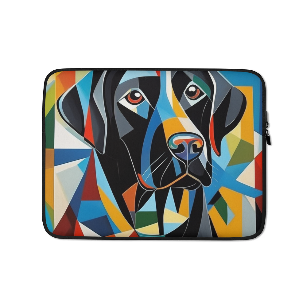 PugMug Custom Black Labrador Retriever Laptop Sleeve
