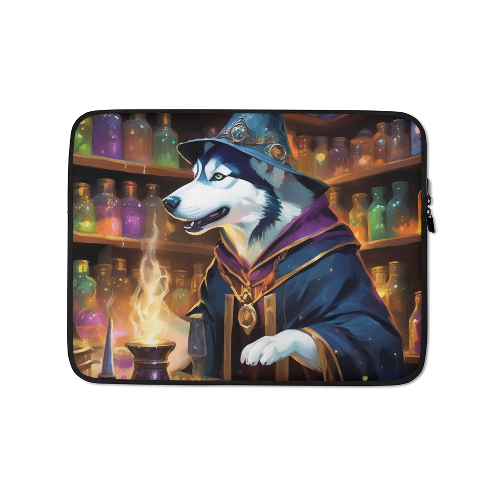 PugMug Custom Siberian Husky Laptop Sleeve