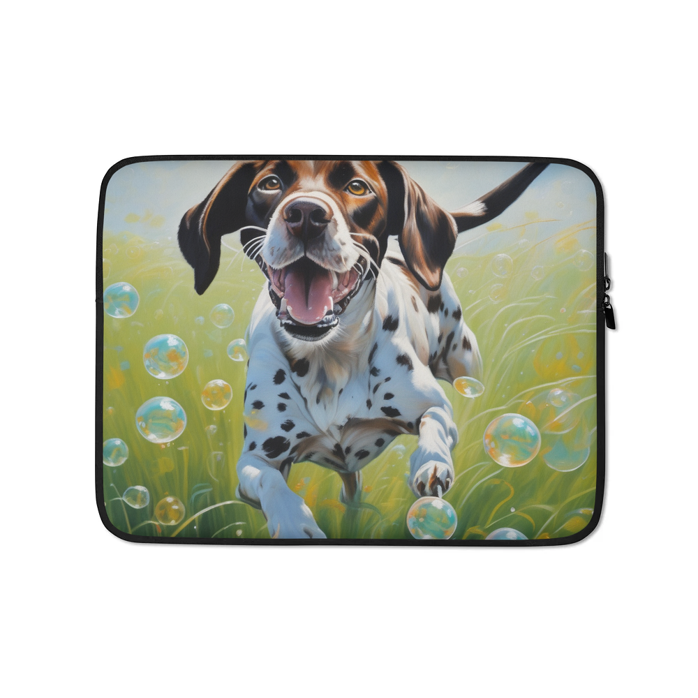 PugMug Custom Pointer Dog Laptop Sleeve