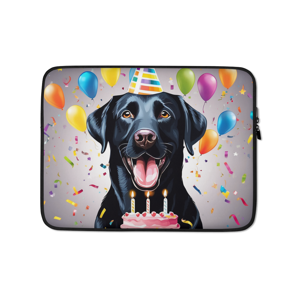 PugMug Custom Black Labrador Retriever Laptop Sleeve