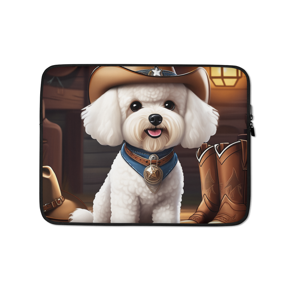PugMug Custom Bichons Frise Laptop Sleeve