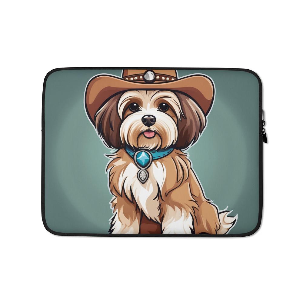 PugMug Custom Tan Havanese Dog Laptop Sleeve