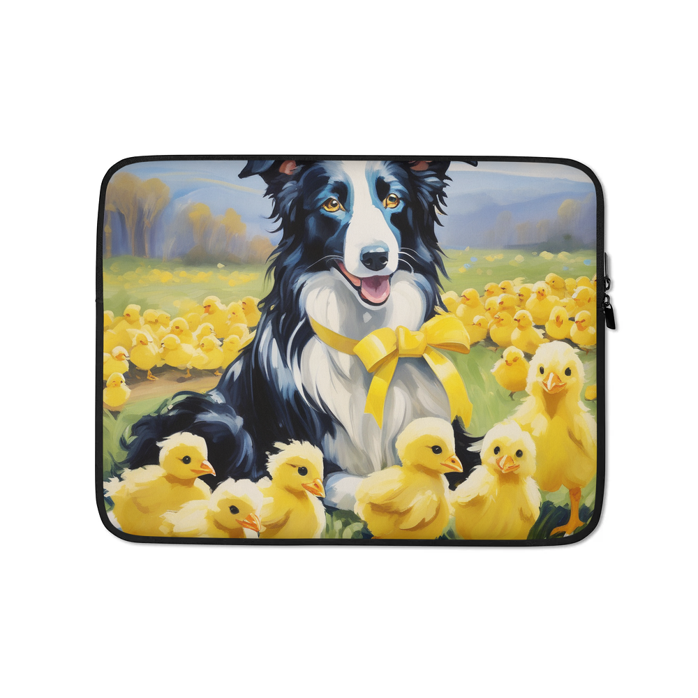 PugMug Custom Border Collie Laptop Sleeve