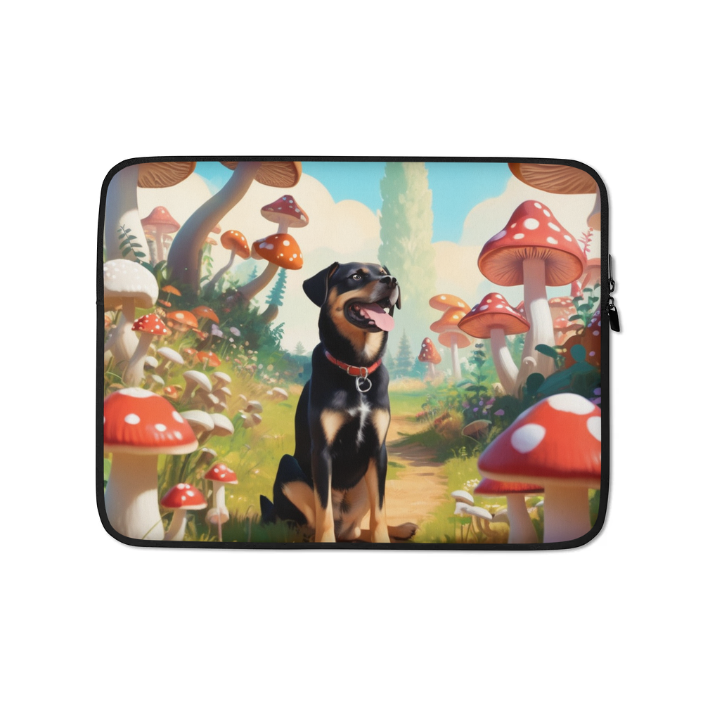 PugMug Custom Blue Laptop Sleeve