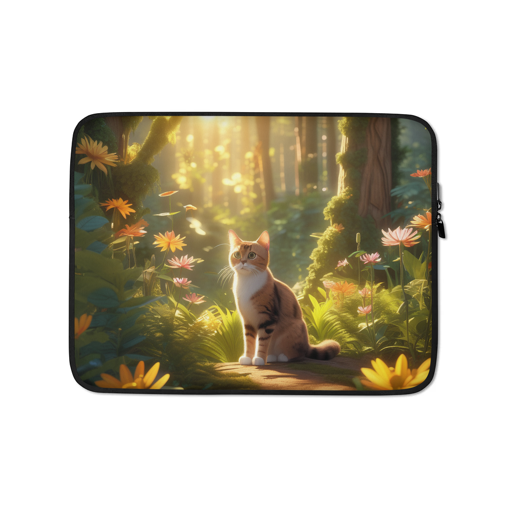 PugMug Custom Tabby Exotic Cat Laptop Sleeve