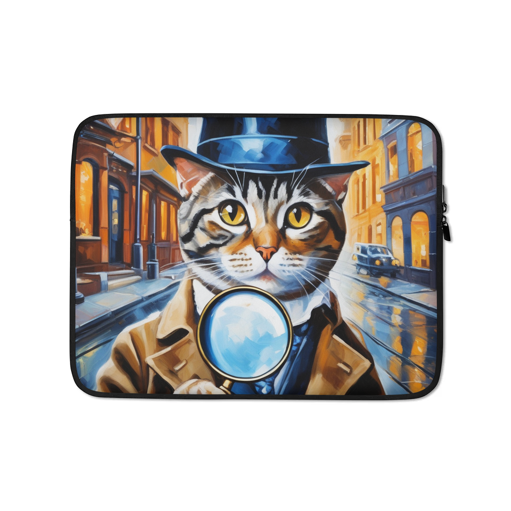 PugMug Custom Tabby American Shorthair Cat Laptop Sleeve