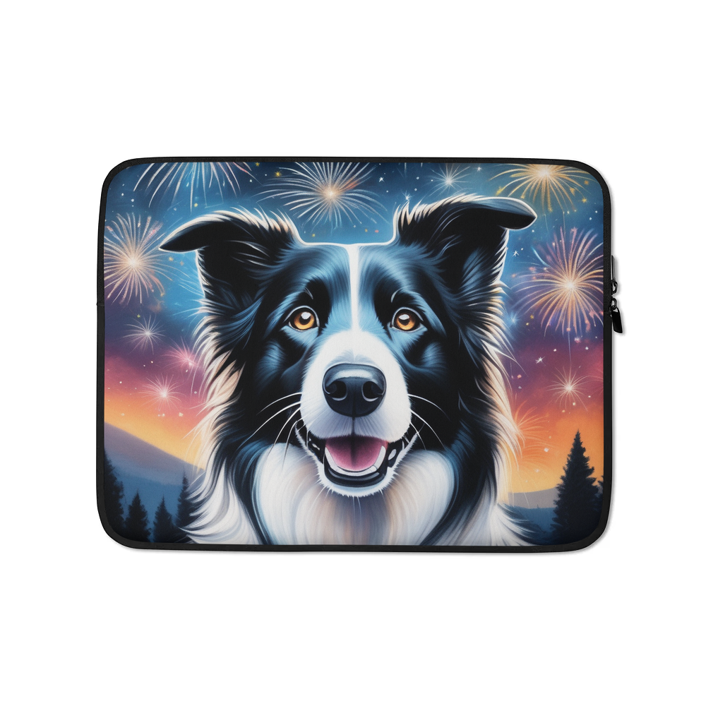PugMug Custom Border Collie Laptop Sleeve