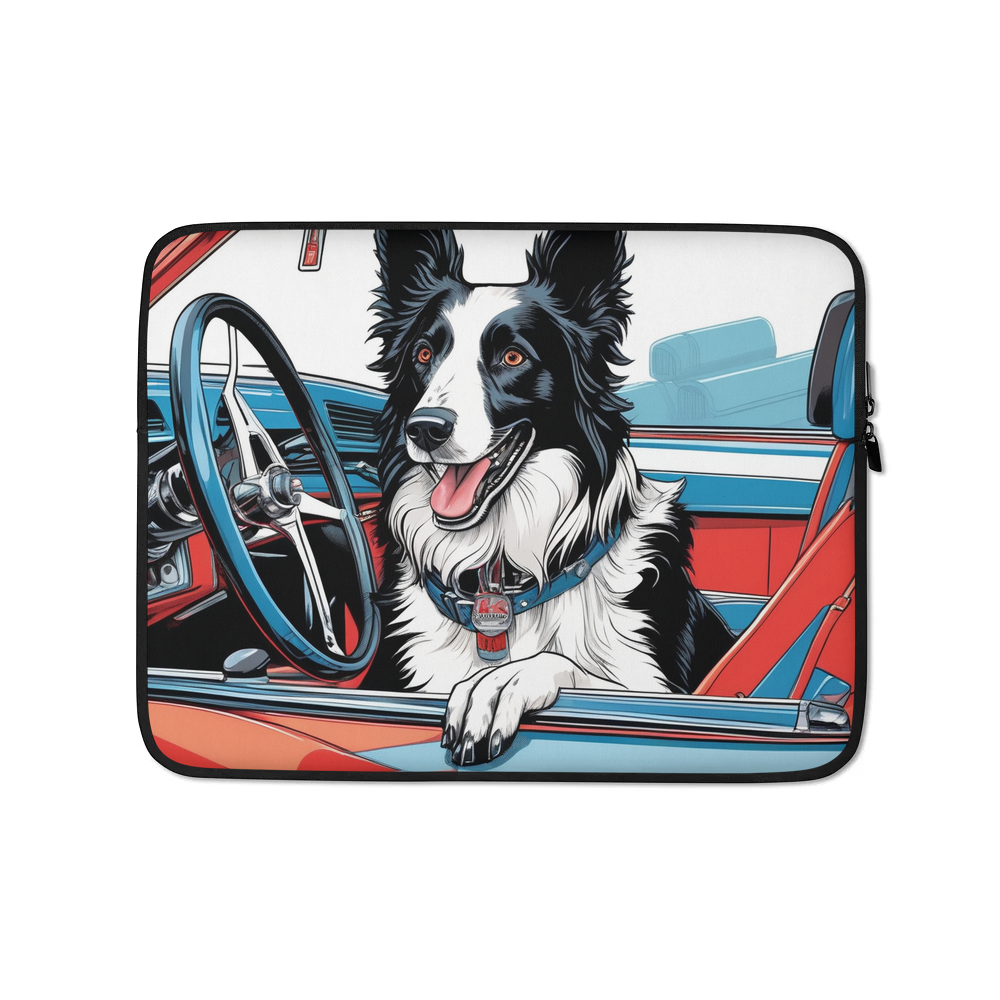 PugMug Custom Border Collie Laptop Sleeve
