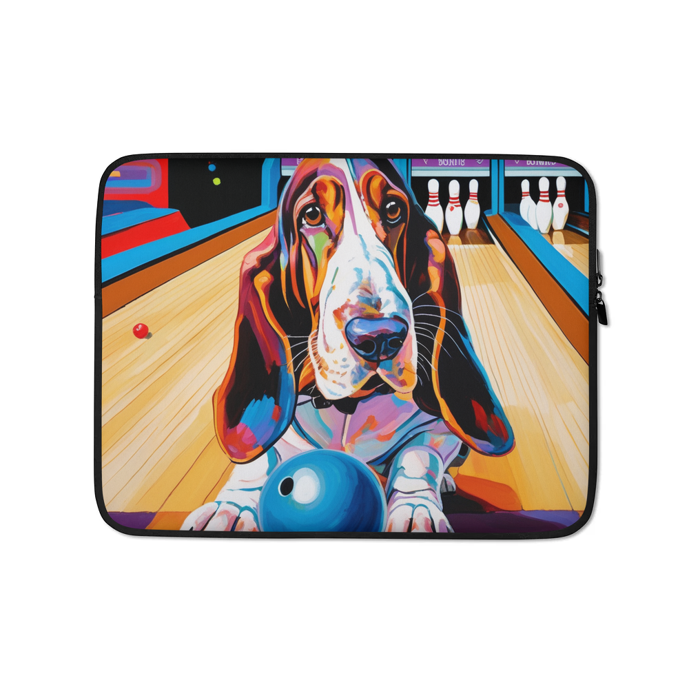 PugMug Custom Basset Hound Laptop Sleeve
