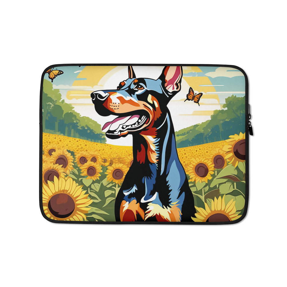 PugMug Custom Doberman Pinscher Laptop Sleeve