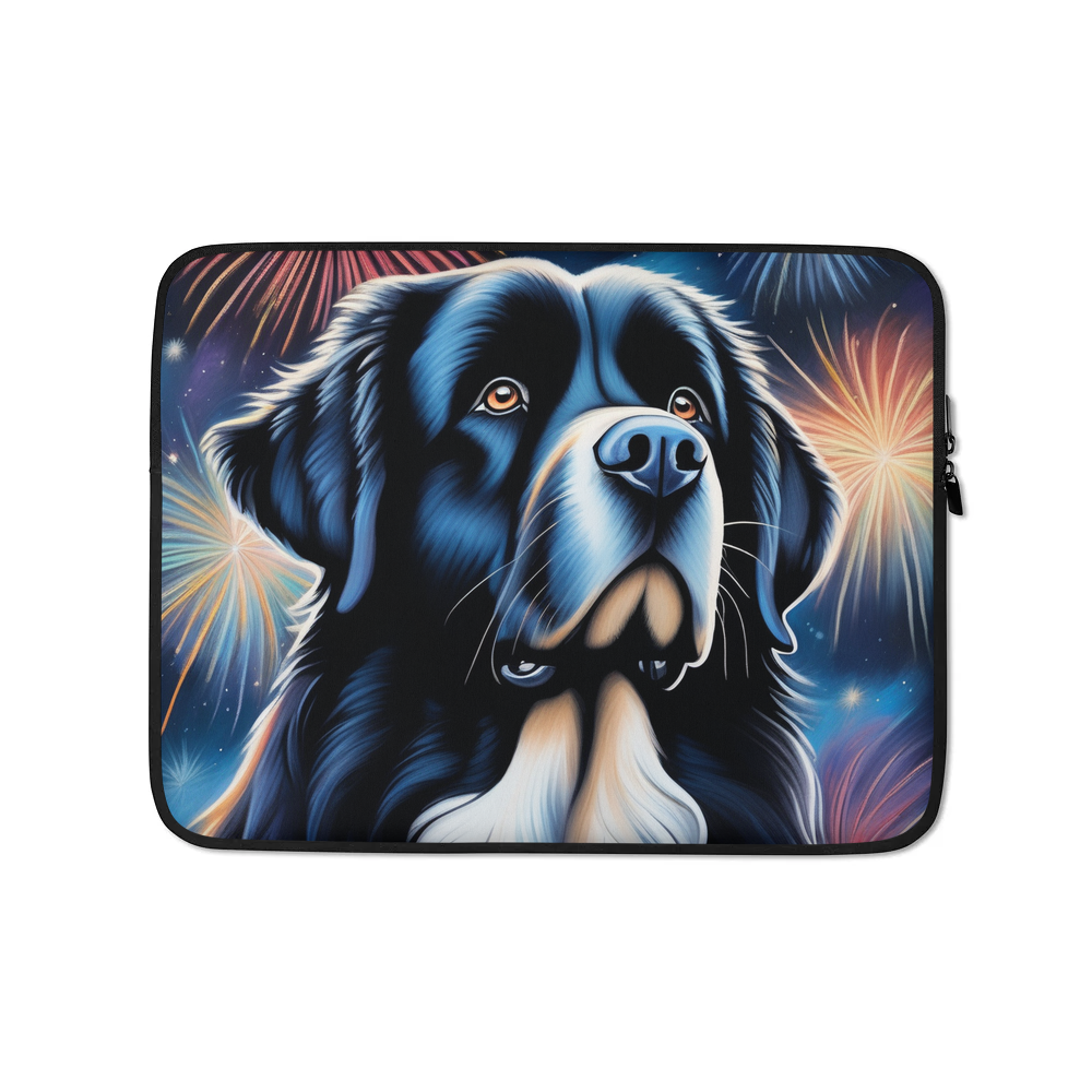 PugMug Custom Newfoundland Laptop Sleeve