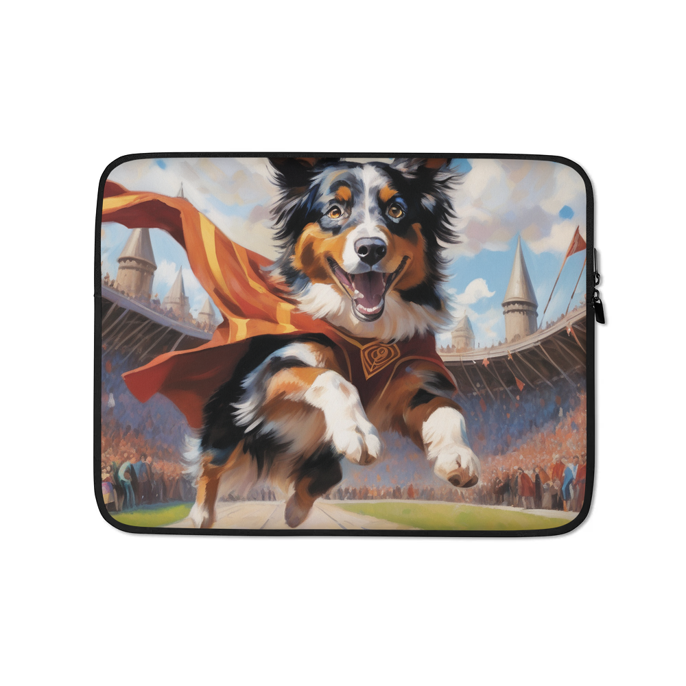 PugMug Custom Australian Shepherd Dog Laptop Sleeve