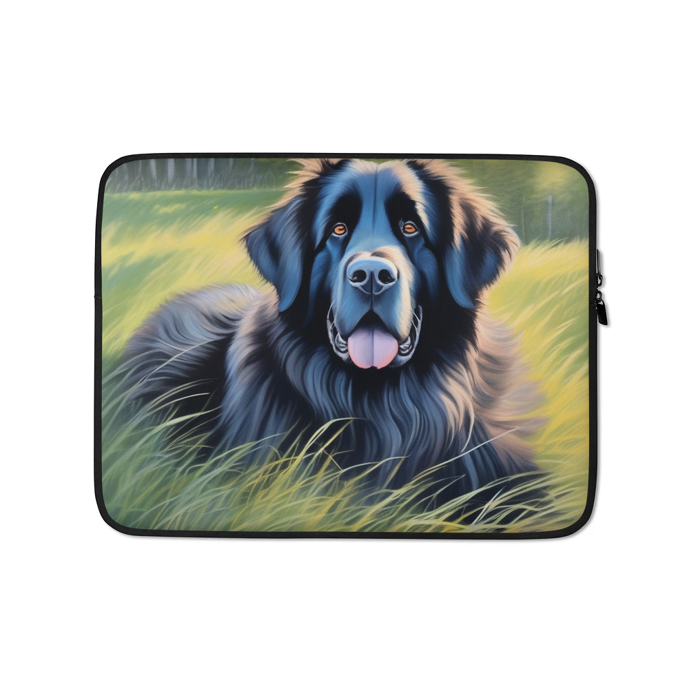 PugMug Custom Newfoundland Laptop Sleeve