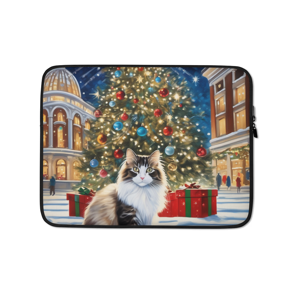 PugMug Custom Tabby Ragdoll Cat Laptop Sleeve
