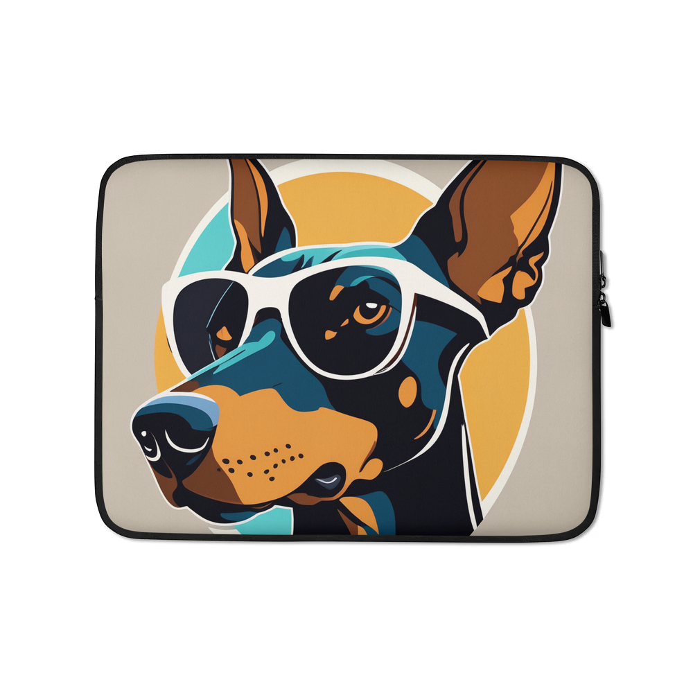 PugMug Custom Doberman Pinscher Laptop Sleeve