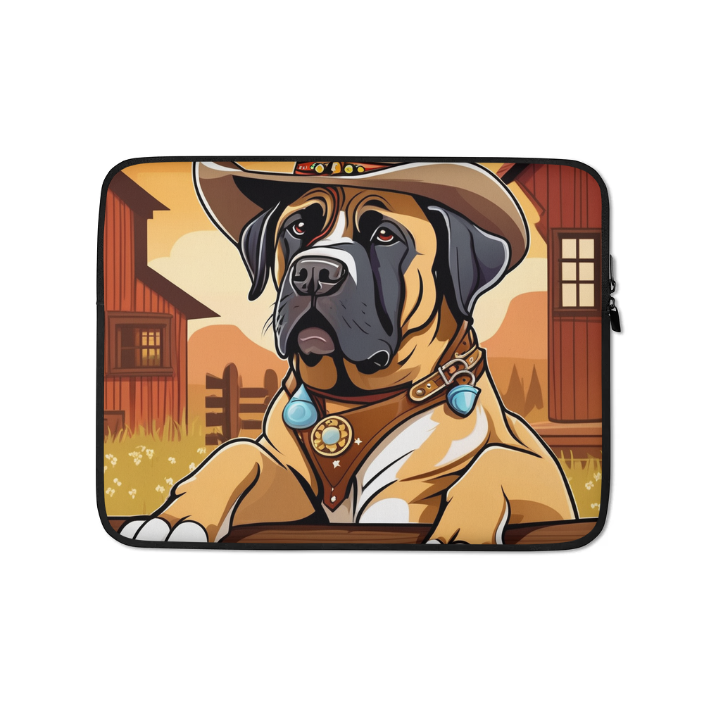 PugMug Custom Mastiff Laptop Sleeve