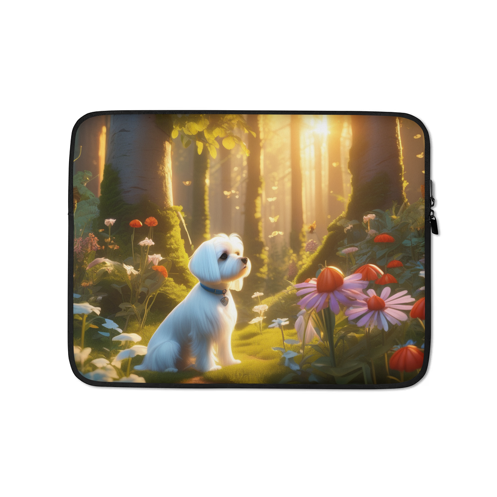 PugMug Custom Maltese Dog Laptop Sleeve